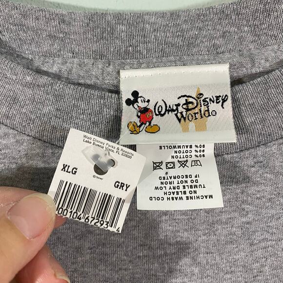 Vintage Disney World EPCOT Mascot Figment Long Sleeve Graphics Tee Size XL NWT - Picture 5 of 12